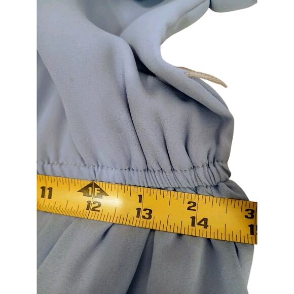 Vintage 60s Baby Blue Elegant Dress Sz 4P Church Lady Minimalist Modest Theatre - Picture 10 of 15